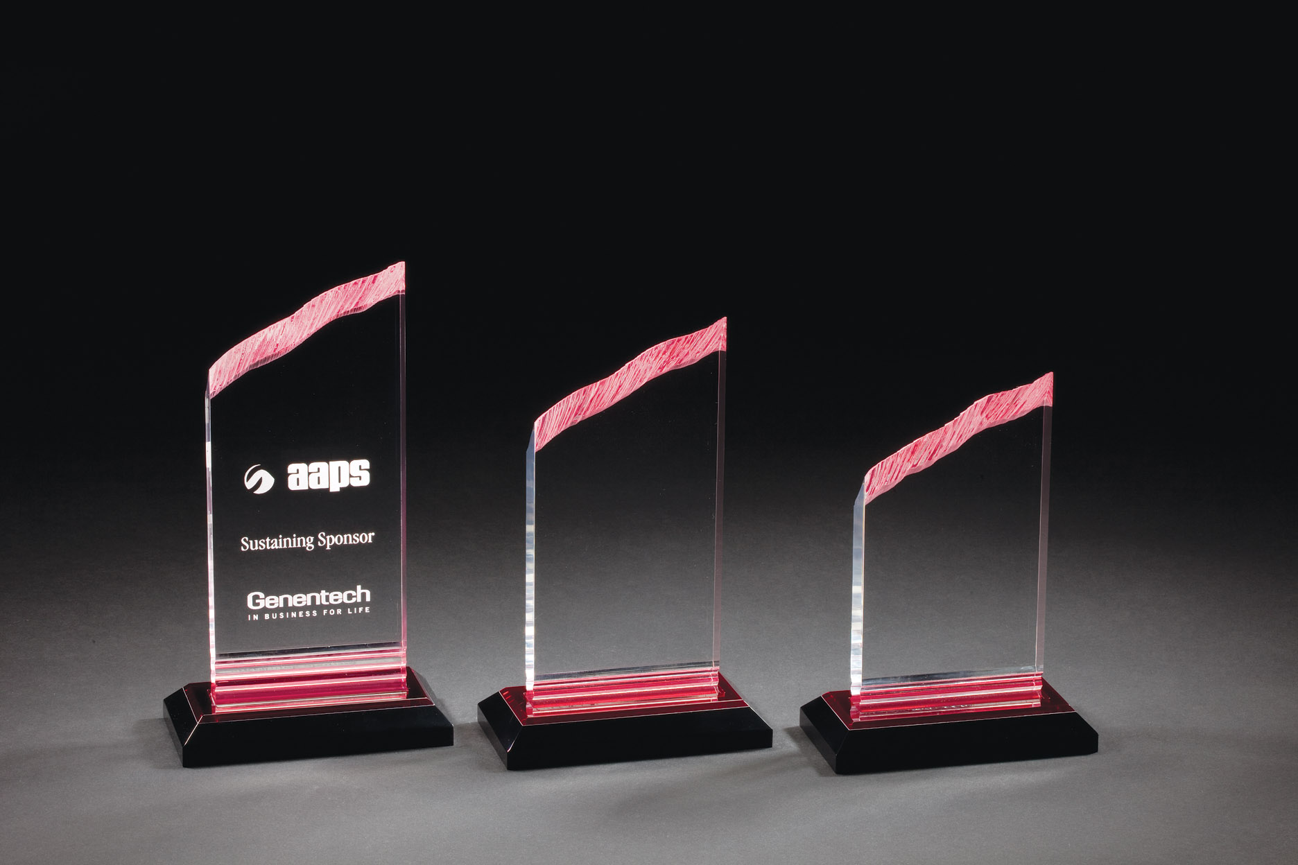 Red Acrylic Awards